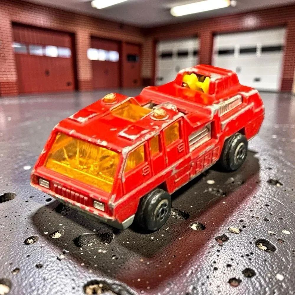 Vintage 1975 Matchbox Blaze Buster Die Cast Fire Truck #22